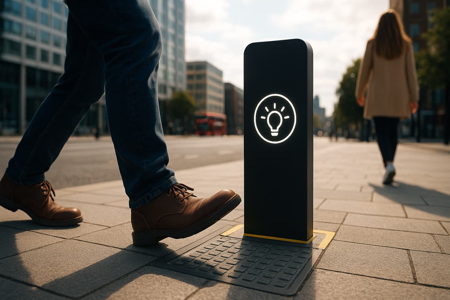 British Innovation Transforms Footsteps Into Urban Power Generation