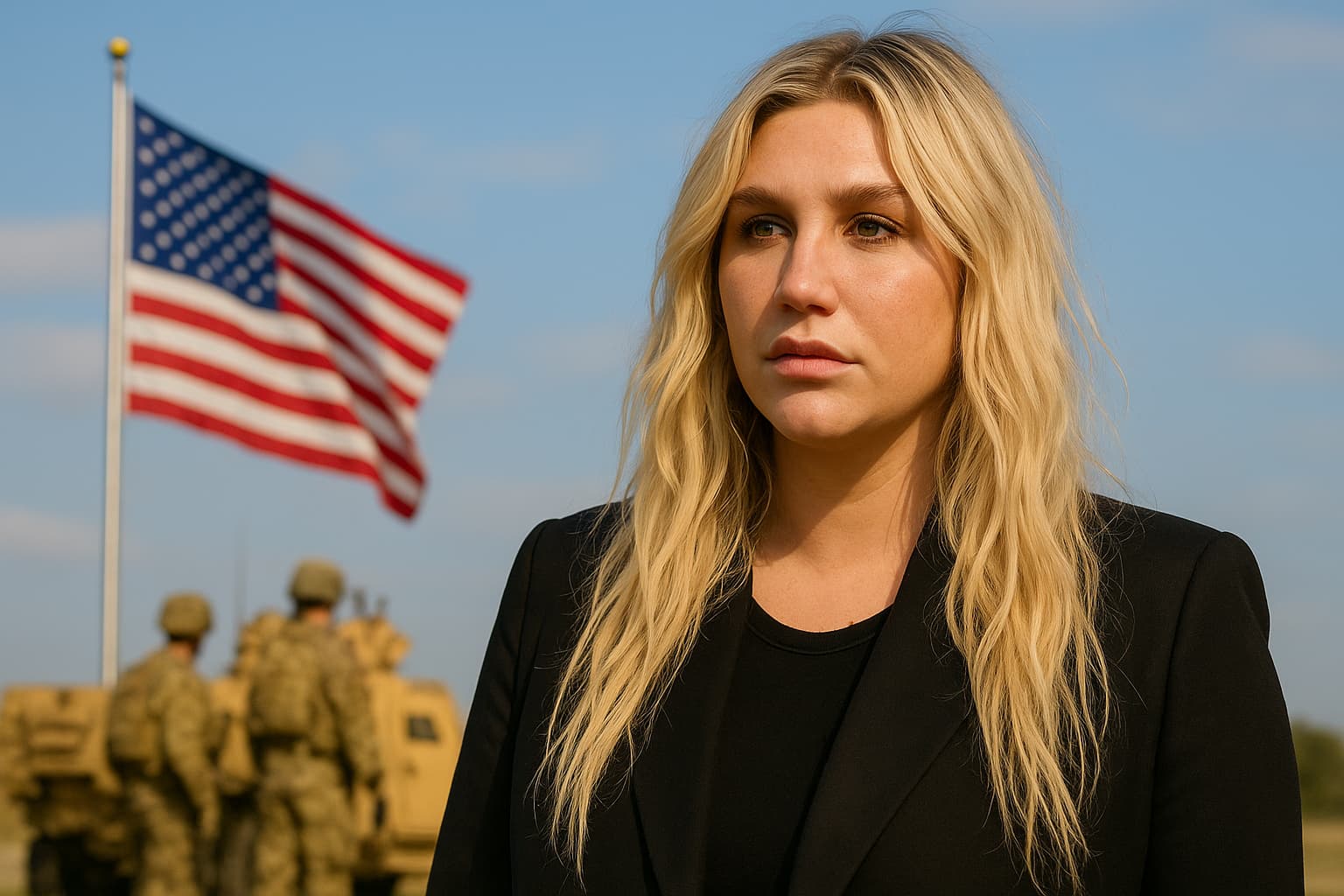 Pop Star Kesha Condemns White House Use of Her Music in Military Video