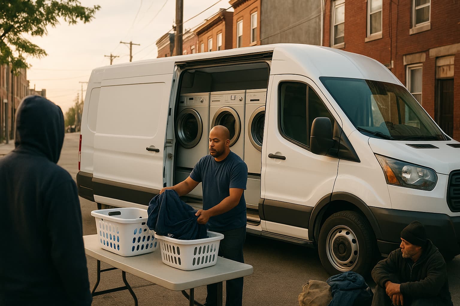 Philadelphia Entrepreneur Brings Mobile Laundromat Service to City's Homeless Community