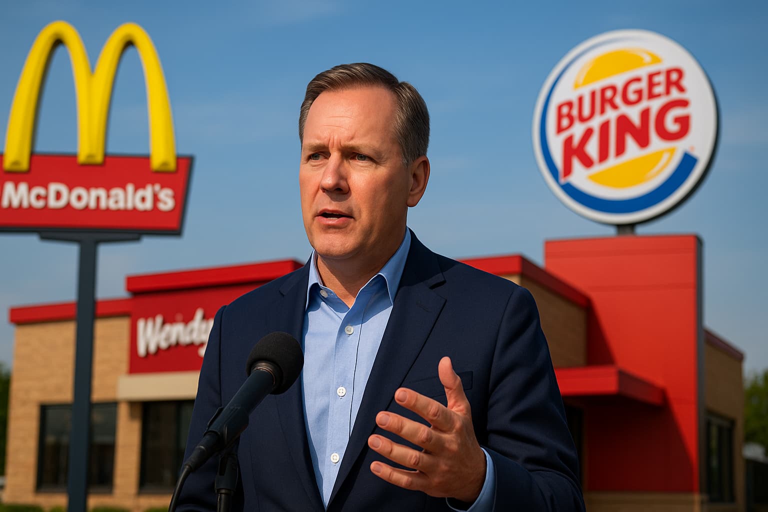 Wendy's President Joins Escalating Fast-Food Burger Battle With McDonald's and Burger King