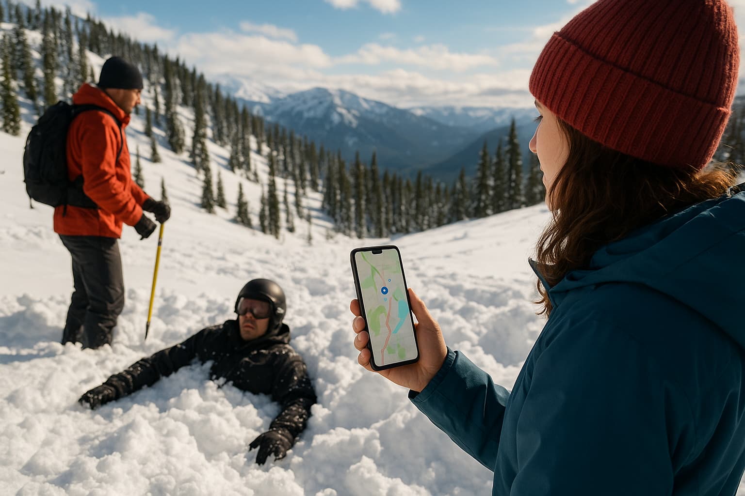 Technology and Intuition Save Skier Buried in Avalanche for Over Four Hours